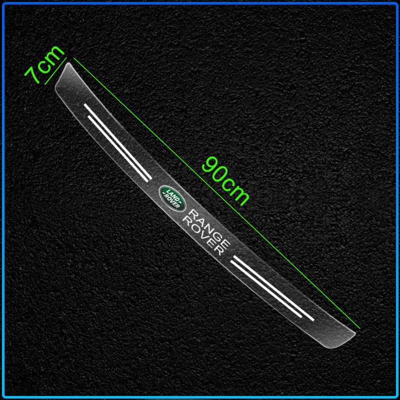 1Pcs Transparent Car Trunk Badge Protective Sticker Car Accessories For Land Rover Freelander 2 L2 L319 L462 LF Range Sport Evoque L322 Discovery 2 3