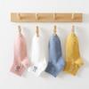 5/10 Pairs Women's Spring Summer Short Calf Cotton Socks Cute Tilted Bear Short Socks for Women Breathable and Sweat Absorbing Women's Boat Socks