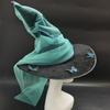 Gothic Witch Hat Durable Cosplay Dress Up Hat Funny Costume Wizard Cap  Cosplay Dress Up
