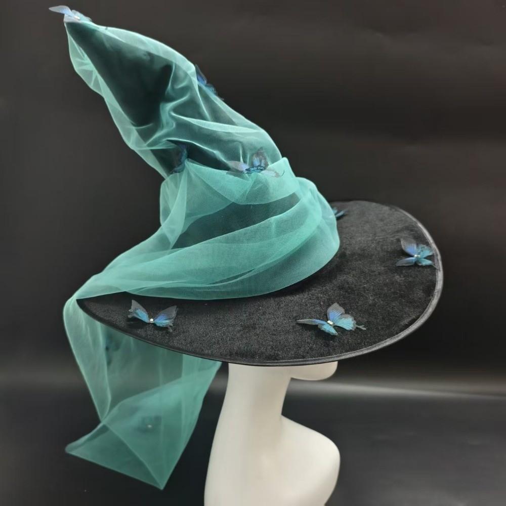 Gothic Witch Hat Durable Cosplay Dress Up Hat Funny Costume Wizard Cap  Cosplay Dress Up