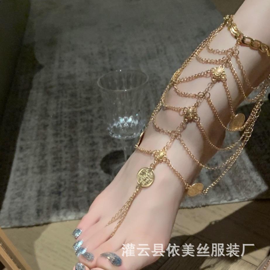 

Браслеты на лодыжку из сплава, сексуальные экзотические цепочки для ног, браслеты на лодыжку, цепочки для ног, аксессуары для лодыжек.