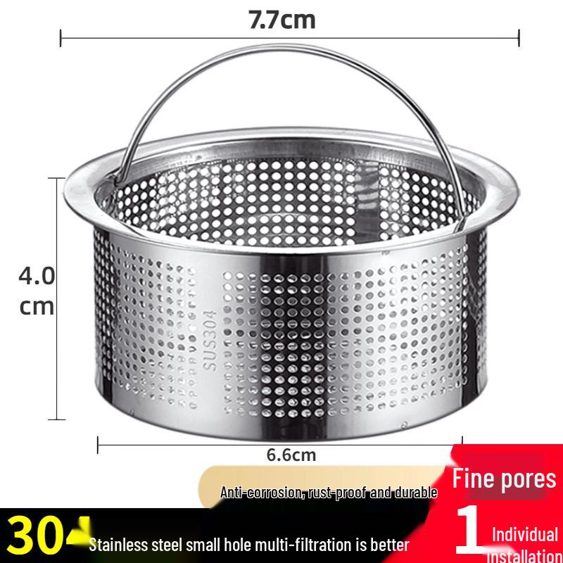 Сливной фильтр-сетка для кухонной раковины из нержавеющей стали 65-162mm