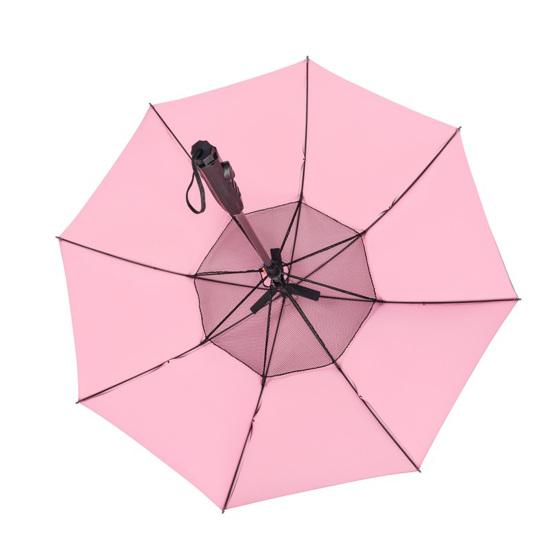 UV Blocking Fan Umbrella 3-in-1 Portable Mist Fan Umbrella Cooling Sun Protection Mister Spray
