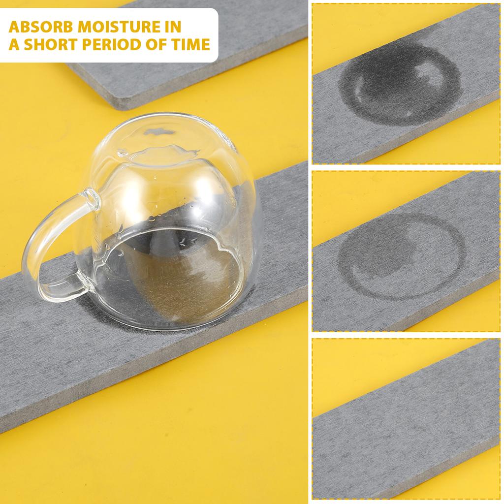 6 Pcs Diatomite Coasters 3 Sizes Ultra Water Absorbent Diatomite Cup Pad Quick Dry Sink Diatomaceous Soil Soap Holder