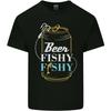 Fishing Beer Here Fishy FisherUnisex Funny Unisexs Light Cotton TShirt