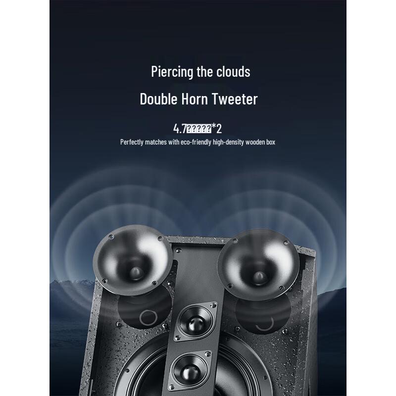 W-King K20Pro 360W High-Power Bluetooth Speaker with Dual Mics CN Plug (adapter Included)