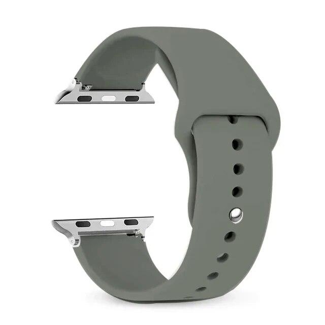 Bracelet en silicone pour bracelets Apple Watch 45 mm 44 mm 49 mm 40 mm 41 mm 42 mm Bracelet sport correa iWatch Series SE 9 8 7 6 5 3 4 Ultra 2