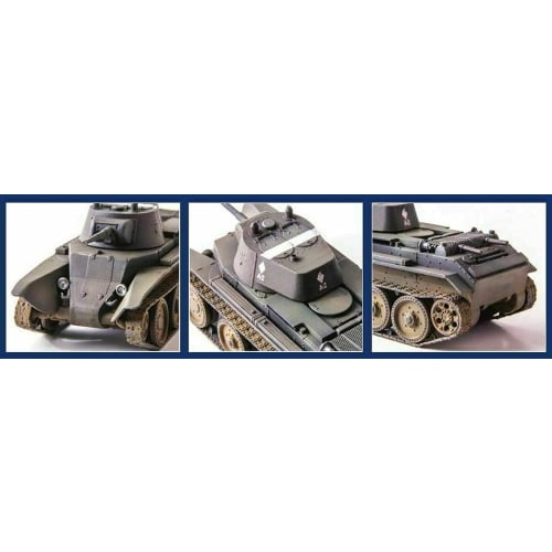 Unimodel 1/72 Scale Soviet BT-7M Fast Tank with Diesel Engine, Plastic Model Kit UU72239