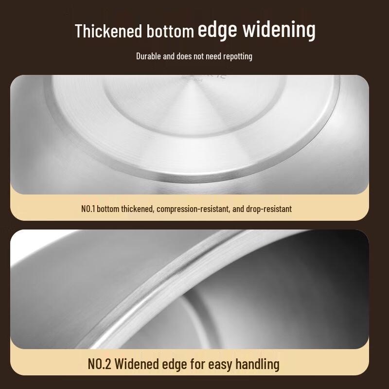 Chahua Zhenxiang 20cm 304 Stainless Steel Bowl