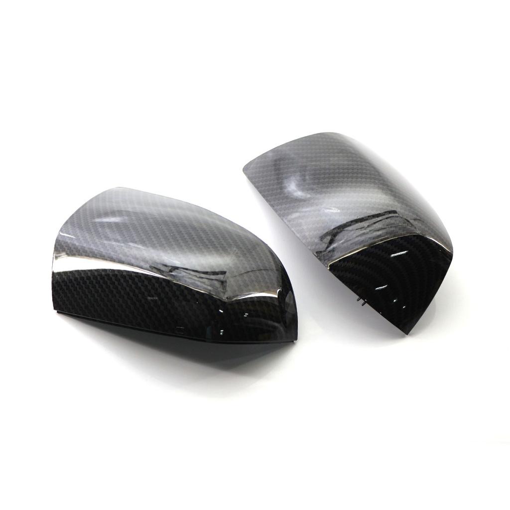 Car Rearview Mirror Cover Cap Carbon Fiber Look Rear View Cap Shell Ford Focus MK2 2006 2007 2008 Modified style