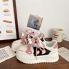 Maillard ugly cute platform white shoes women's niche 2025 winter new chic versatile student sports shoes