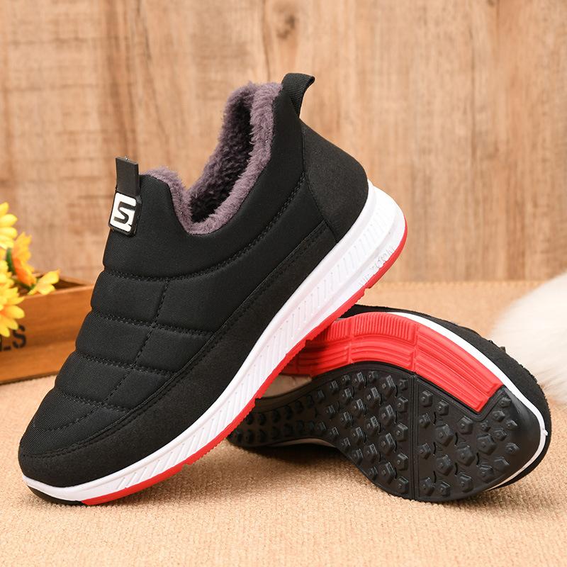 

Модные женские плюшевые зимние сапоги 2024 женские ботильоны Botas De Mujer для пар повседневные мужские теплые хлопковые женские кроссовки для ходьбы 36