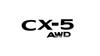 Gloss Black Car Name Emblem for the New AWD CX-5+ (KF/Late Model)