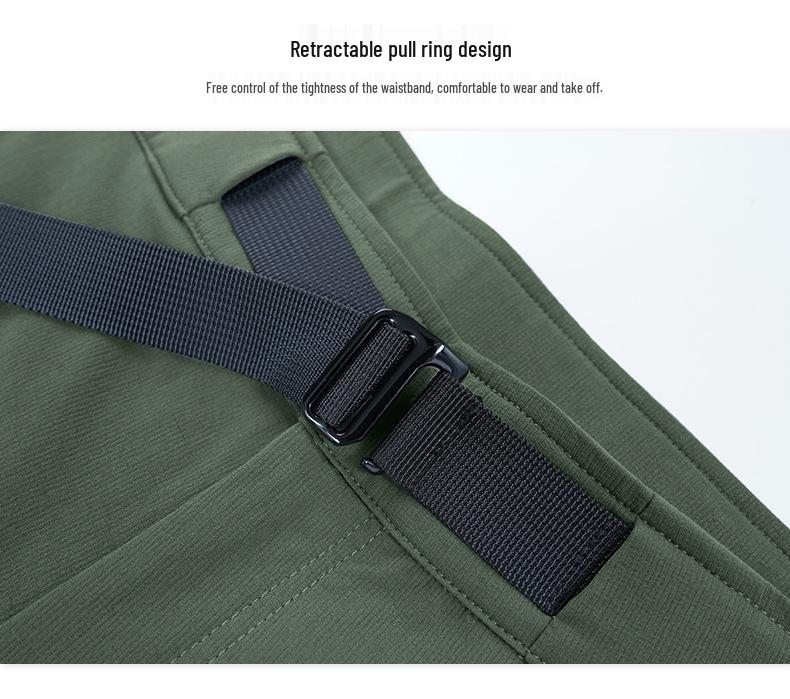 Men's Quick-Dry Outdoor Mountaineering Pants - Loose, Comfortable Woven Casual Sport Trousers, Plus Size, Trendy Autumn Style.