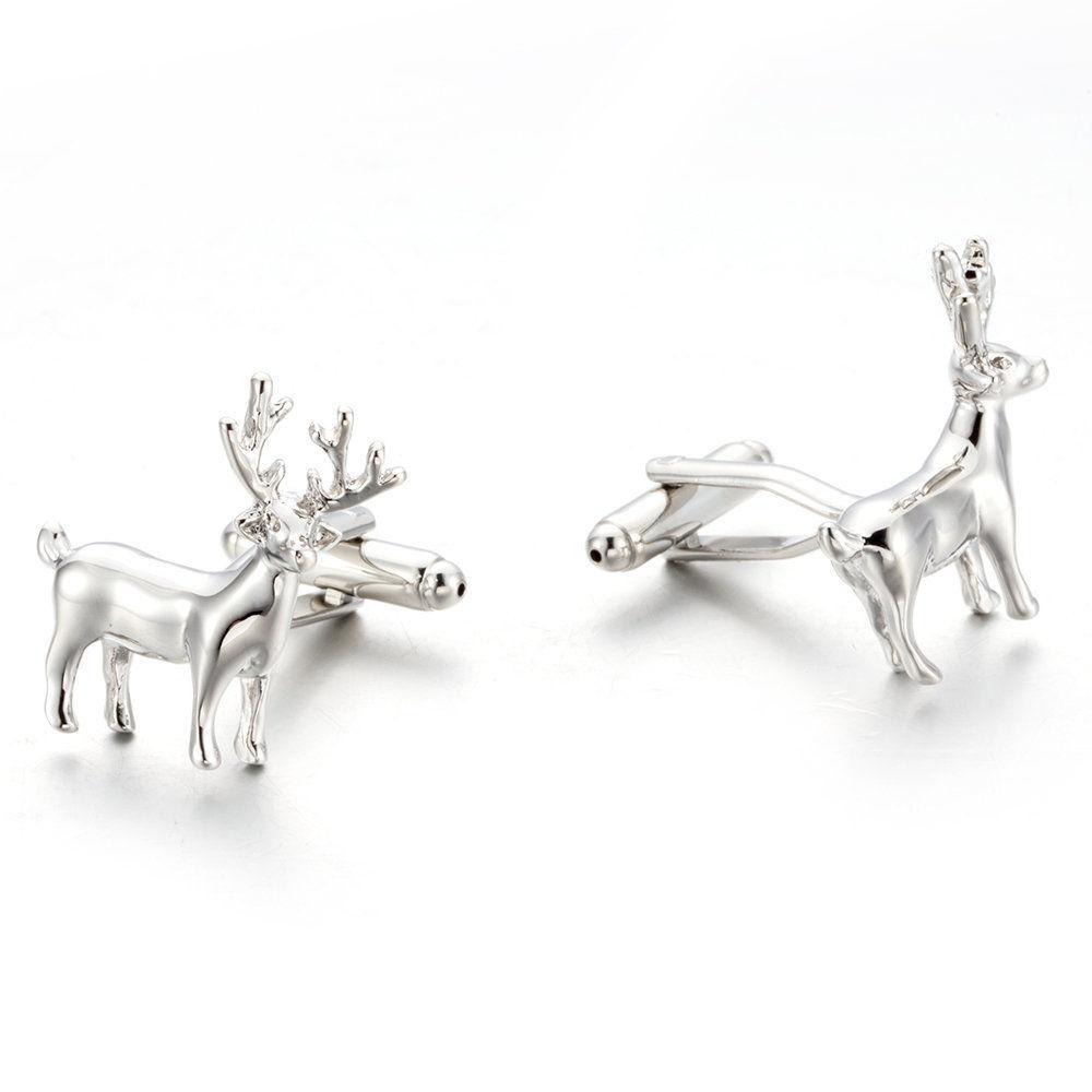 Новые французские запонки для рубашки, оленьи рукава, животные манжеты, аксессуары для одежды Запонка 771 routine