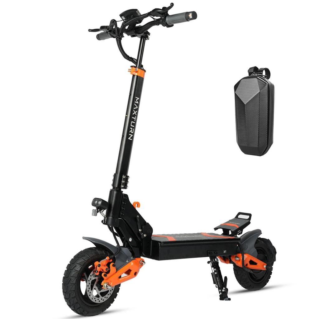 Electric Scooter Maxturn X1 10" Tire 1000W Motor Dual Disc Brakes 48V 15,6AH Foldable E- Scooter For Adult Max Laod 120kg
