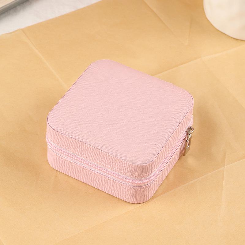 2025 Portable Leather Jewelry Storage Box for Earrings, Studs, Bracelets, Necklaces, and Rings