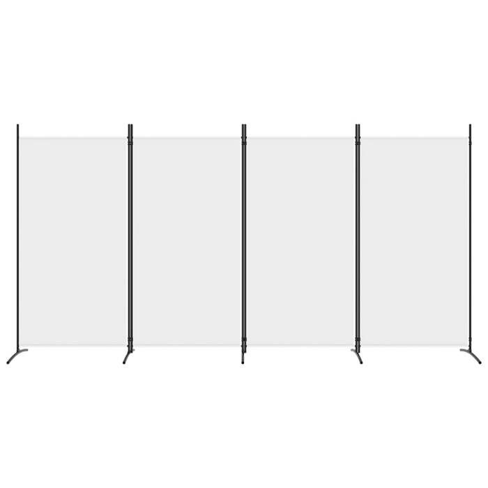 VidaXL Cloison de Séparation 4 Panneaux Séparateur de Pièce Pliable Diviseur Écran d'Intimité Paravent Décoration Salon 350262