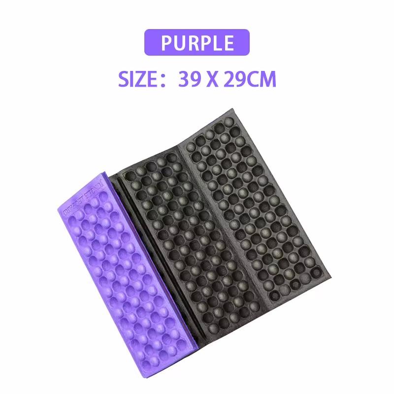Foam Pad Outdoor Camping Travel Beach Mats Cushion Folding Foam Seat Waterproof Portable Moisture-proof Hiking Picnic Seat фиолетовый