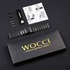 WOCCI 22mm Metal Watch 316L Stainless Quick Black Men's Band, Steel, Release,