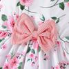 Kinder 2-8Y Röcke Frühling und Herbst Modelle Baby Bunte Neckholder Kleid + Einfarbig Jacke Mode Baby Anzug