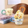 Cute Animal Mugs Household Ceramic Cups  High Appearance Level Couple Drinking Cups  Birthday Gifts and Souvenirs
