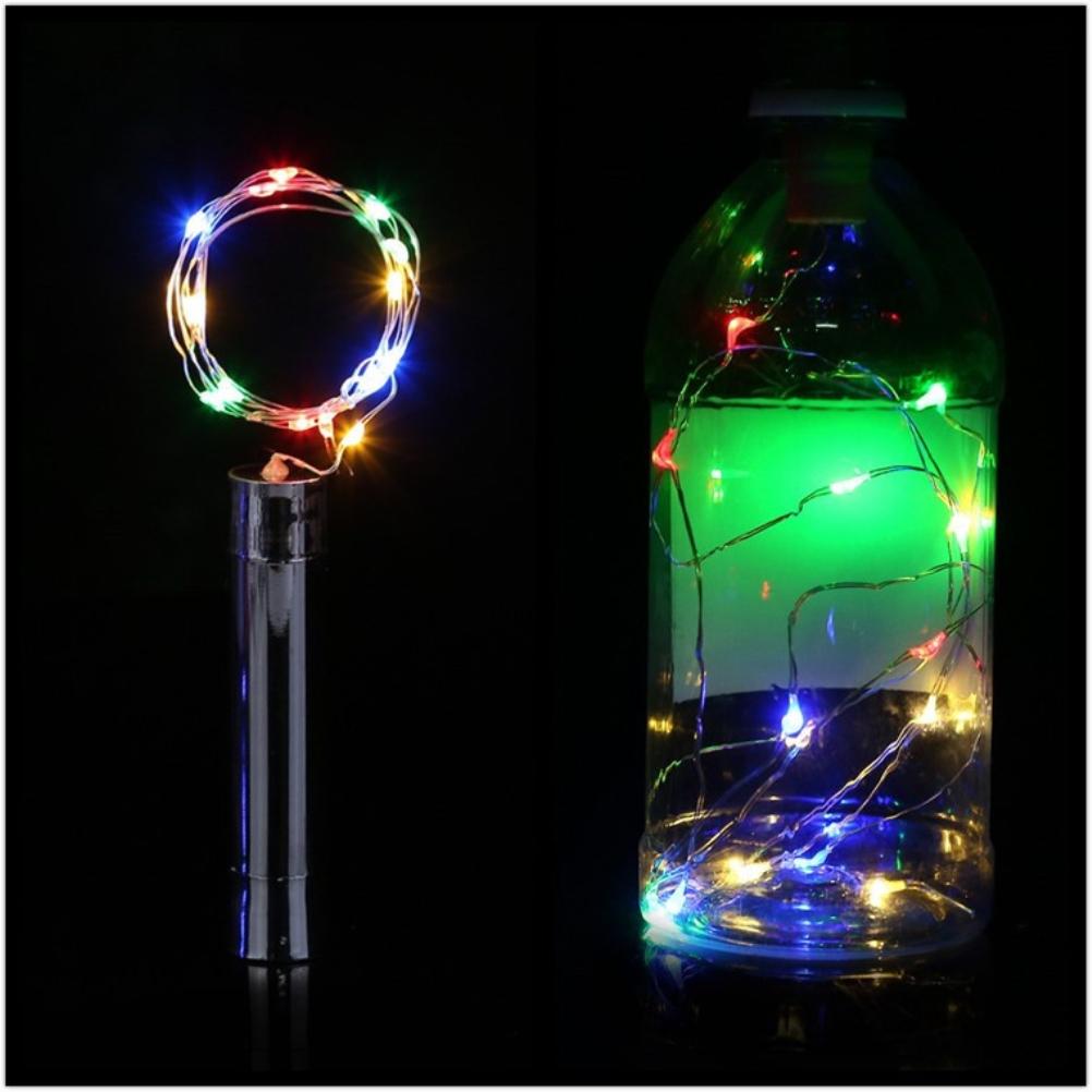 3PCS LED Cork Lights Copper Wire String Lights for Wine Bottles Christmas Bar Party Decor (Warm White)