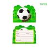 10Pcs Fußball Einladung Karte Event Party Hochzeit Gruß Karte Danke Karte