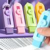 Portable Eraser Case Push Pull Retractable Eraser, Cute Pastel Pencil for No Trace Students, Clean Dustless 2B Kids, School Supplies Retract
