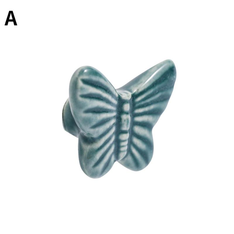 2 шт., специальная цветная керамическая ручка для ящика шкафа, ручка для мебели, фурнитура для шкафа, ручки для ящика Black