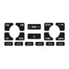 Pour A3 8P 2004-2008 Radio Clima Pour ESP Bouton Phare Réparation Bouton Usé Interrupteurs Commandes Pièces Accessoires
