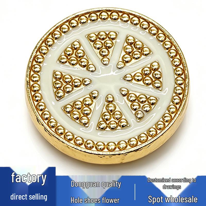 New Crocs Floral & Pizza Shoe Charms: Cute, Versatile Metal Buckles & Decorations