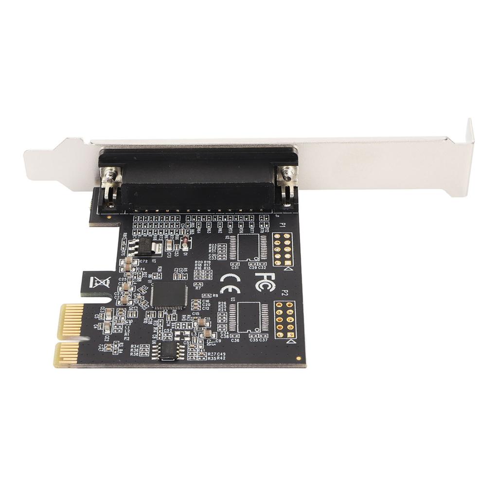 1 Port PCI Express Parallel Card IEEE 1284 DB25 PCIE Parallel Card ECP Mode Desktop Expansion LPT Controller for Printer