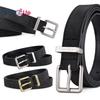 Frosted Pin Buckle Jeans Belt Women's Dress All-match Decorative PU Thin Belt