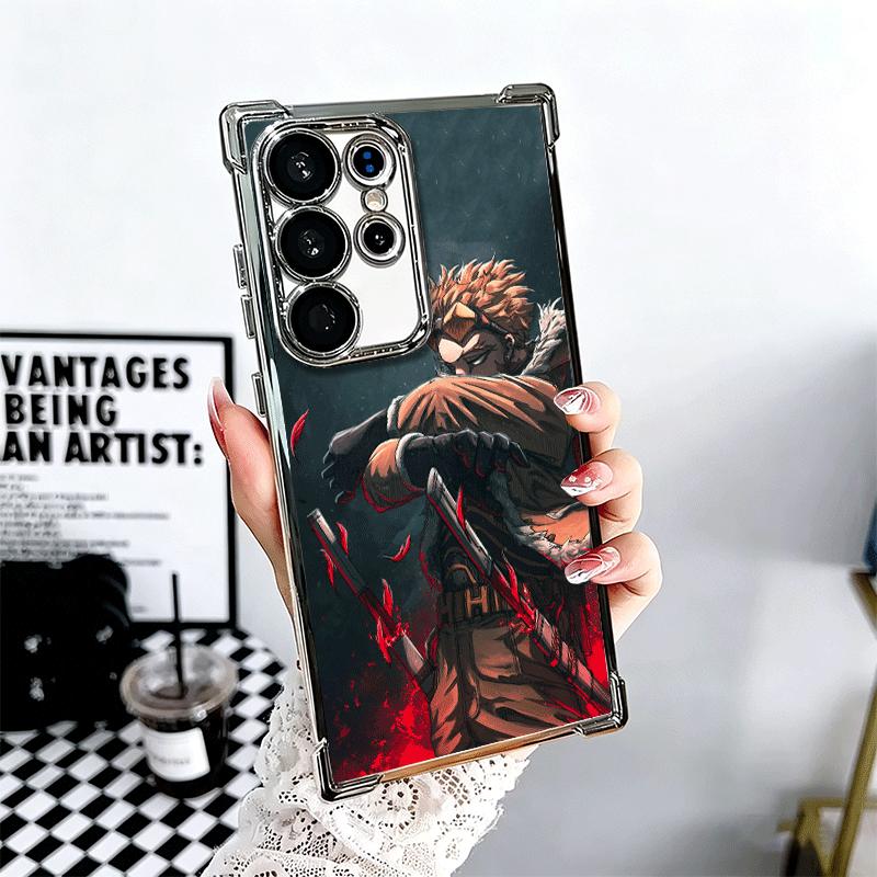 MHA My Hero Hawks Soft Phone Case For Samsung Galaxy S26 Ultra S25 Edge S24 FE S23 Plus S22 S21 + S20 Plating Anti-Fall Fundas