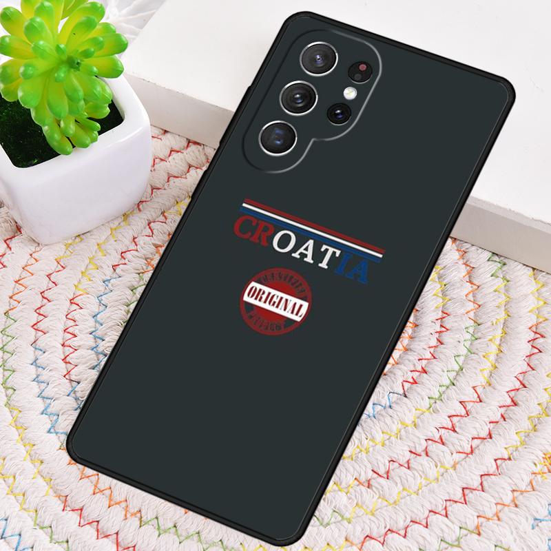 Croatia Coat Of Arms Flag Phone Case for Samsung Galaxy note 10 pro S26 Ultra S23 S24 FE S25 S21 S22 PLUS shockproof Cove