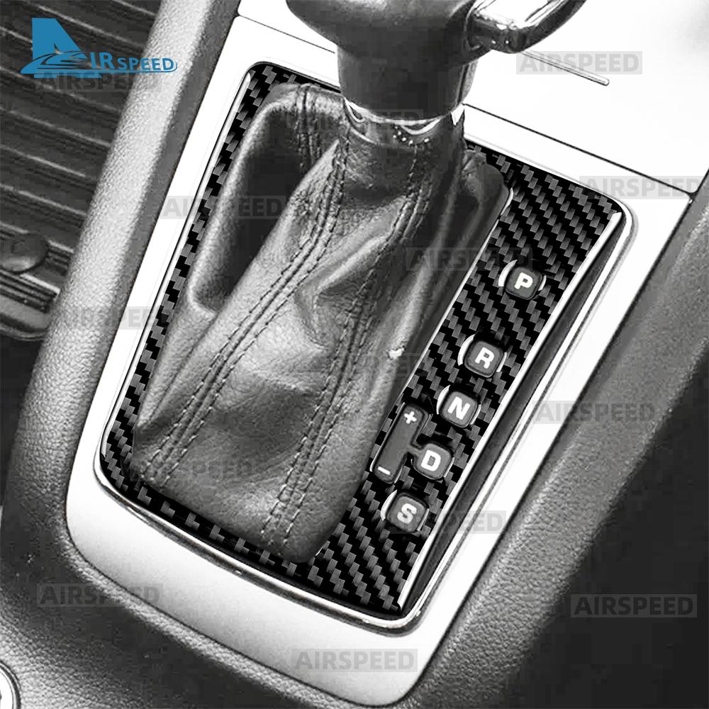 For Skoda Octavia 2005 2006 2007 2008 2009 2010 2011 2012 2013 MK2 A5 Soft Carbon Fiber Sticker Car Gear Shift Ashtray Cover