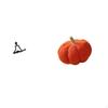 Creative Abstract Thinker Pumpkin Sculpture Decorative Ornament Unique Figurine for Bedroom Entrance