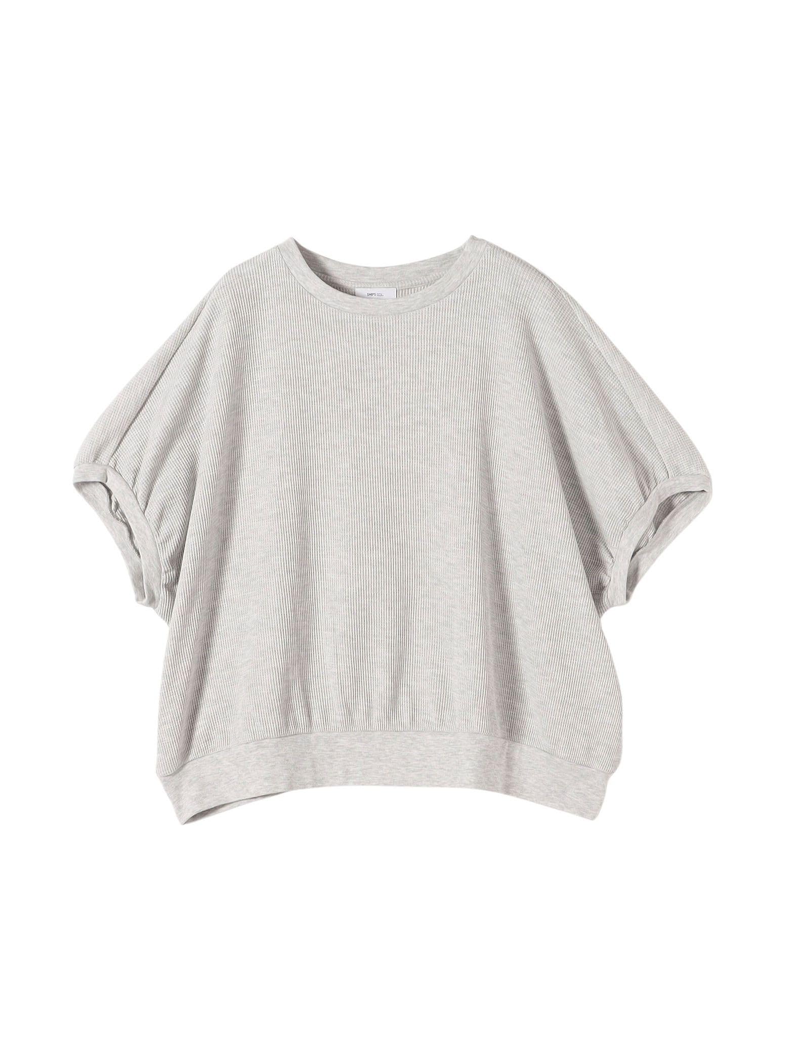 

Корабли Любой Вафельный Широкий Кокон Долман Футболка Легкая Единый Размер (Можно стирать в машине) 722320056, Серый,