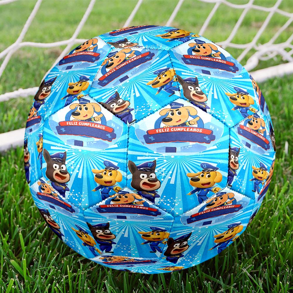 Sheriff Labrador Theme Size 5 Soccer Ball, Suitable for Both Indoor and Outdoor Matches, a Gift Suitable for Everyone.