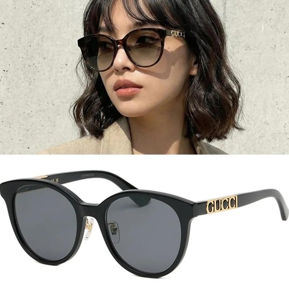 

Gucci GG1191SK round horn-rimmed sunglasses GG1191SK-002