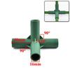 10-30Pcs 16mm Plants Support Connectors ,2/3/4/5-way Garden Greenhouse Bracket Rod Joints Frame Building Fixed Accessories DIY