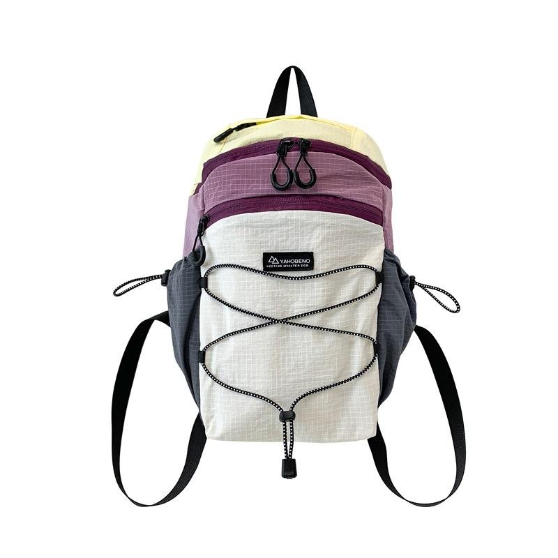 Schoolbag1011 New Outdoor Hiking Lightweight Waterproof Backpack Boys and Girls Couple Casual Hiking Bag Student School Bag
