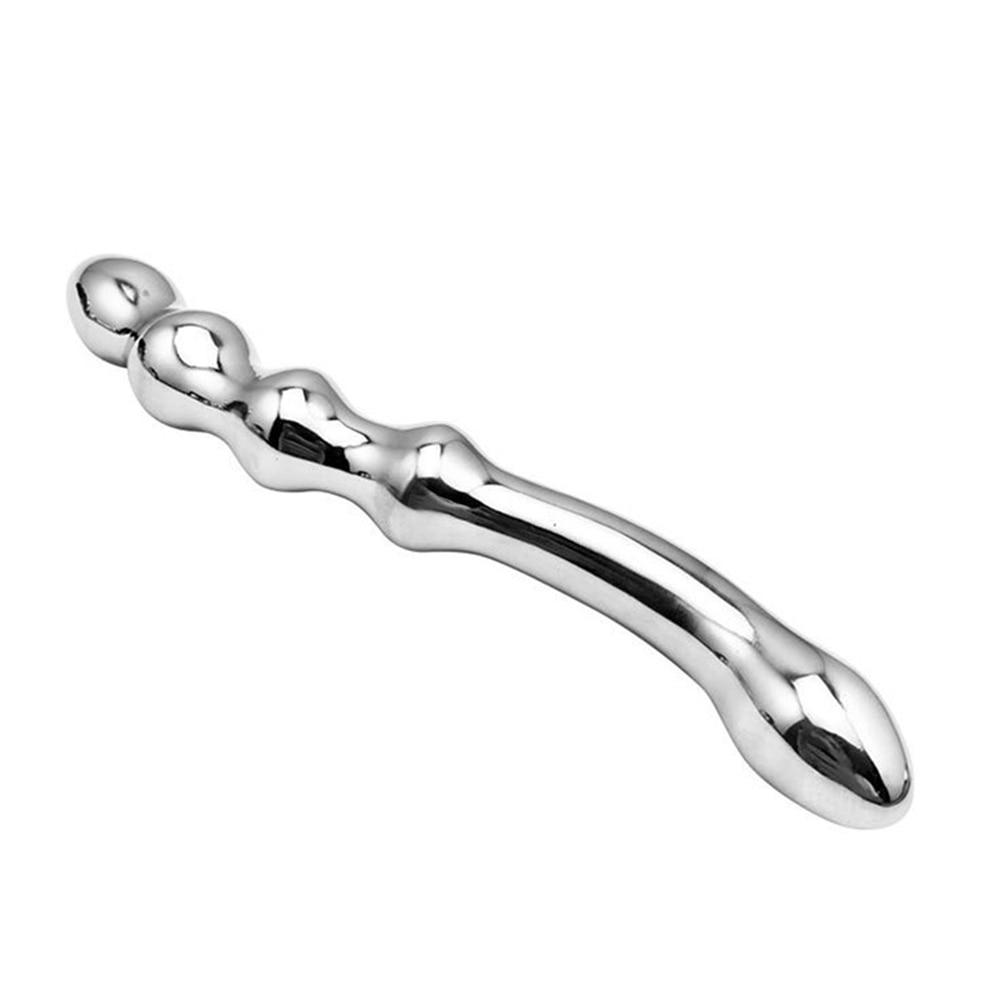 Těžký anální kolík Nerezová ocel Mužská masáž prostaty Kovový anální kolík Anální vagina Expander Sexuální hračky bodu G pro ženy Muži