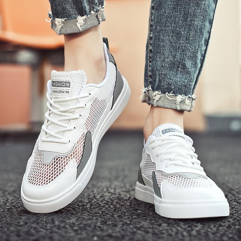 Stor Storlek 47 Herrskor Sneakers Herr Fritidsskor Lyxiga Andningsbara Herr Promenadskor Trendskor för Män Löparskor Herrskor