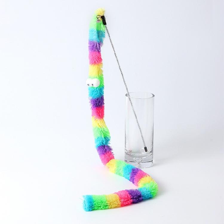 Cats Wand Teasing Stick for Kitten Interactive Cats Toys Plush Teaser with