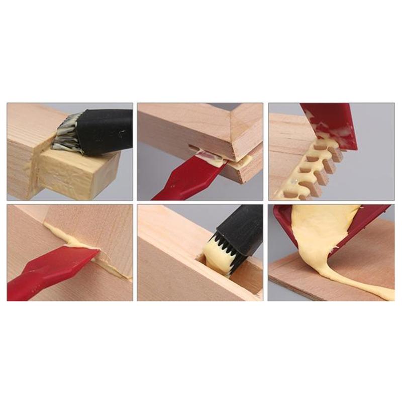 4 Pieces Woodworking Arts Crafts and Glue Spreader Applicator Set 1 Tray 1 Comb for Wodworking Arts Crafts Around The