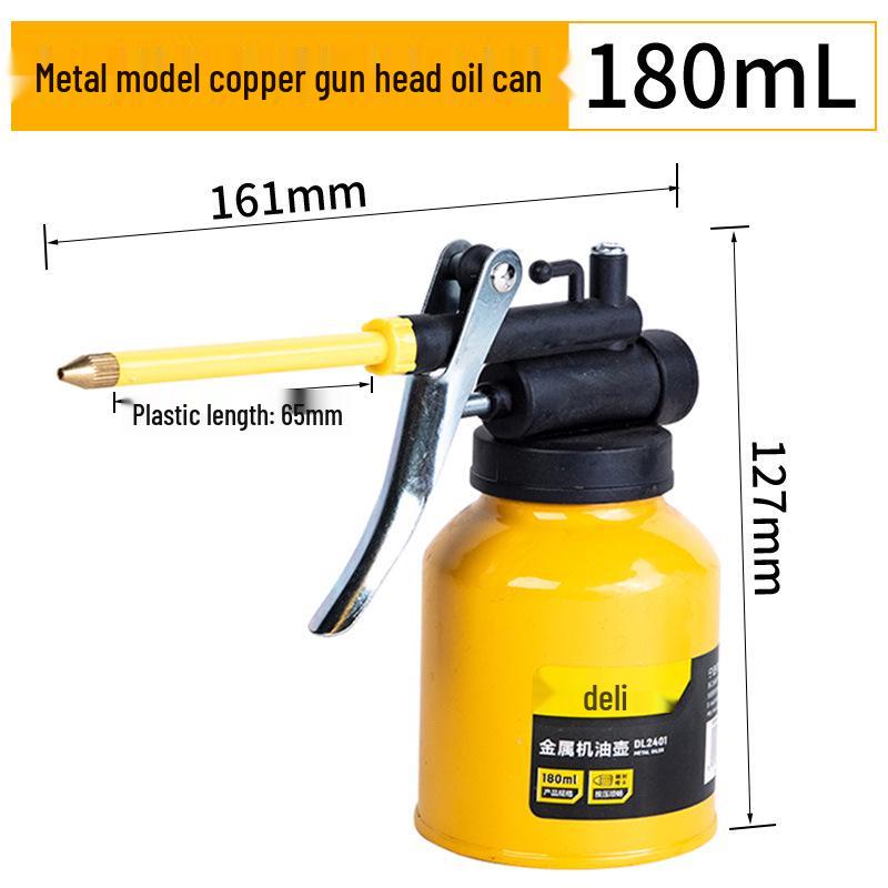 Deli High-Pressure Manual Oil Drip and Lubricant Can