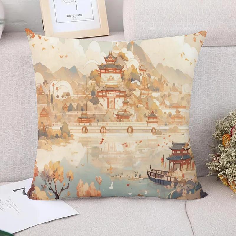 Chinese Style Children's Cushion Cover Decorative Pillowcase  Case x Pillow Cases Home Decoration Accessories Cushions