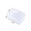20Pcs Mini Storage Box Transparent Square Plastic Box Earrings Jewelry Packaging Storage Small Square Box Jewelry Organizer